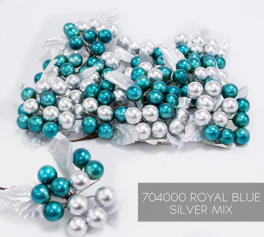 704000 ROYAL BLUE SILVER MIX 12 UNIDADES