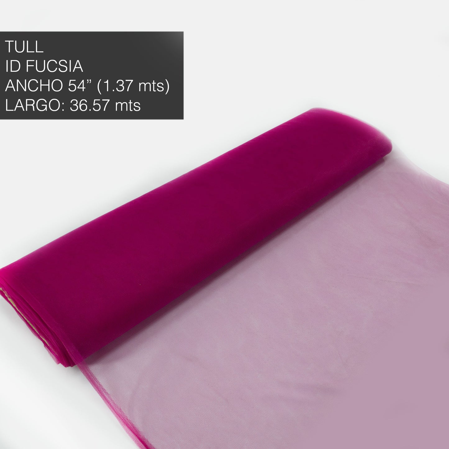 TULL LISO FUCSIA